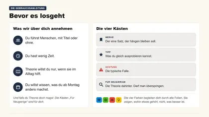 Folie 2: Bevor es losgeht